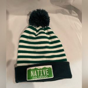 Colorado Native Beanie Hat with Pom